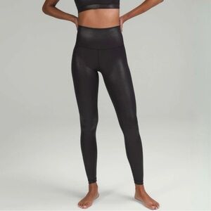 Lululemon Align High-Rise Pant 28" *Shine in Radiate Foil Print Black